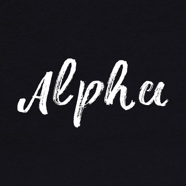 Alpha by TextyTeez